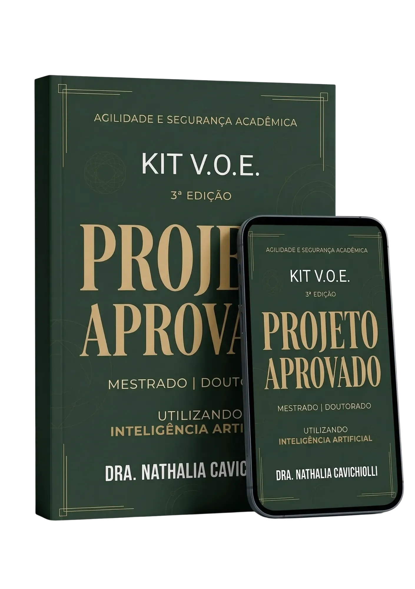 Mockup do Kit V.O.E. Projeto Aprovado